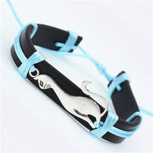 Load image into Gallery viewer, Antique Silver Cute Cat Charms  PU Leather Bracelets Lovely Animal handmade Braid  colorful Jewelry kids Gifts
